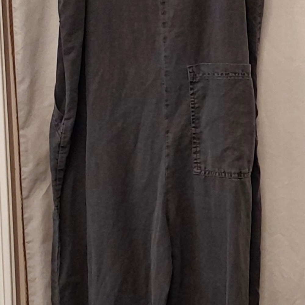 Universal Thread Dark Gray Sleeveless Utility Jum… - image 2